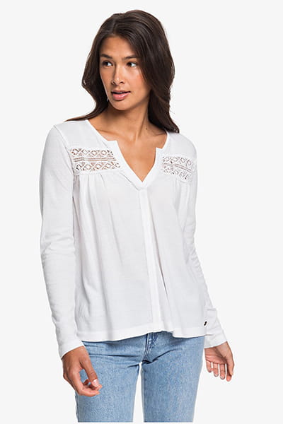 

Блуза женская Roxy ERJKT03655 белая 34, ERJKT03655