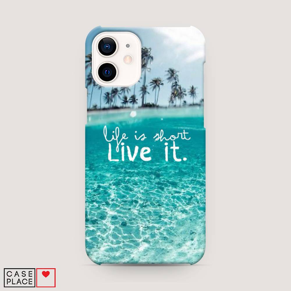 

Пластиковый чехол "Live it" на Apple iPhone 12 mini, 12620-5