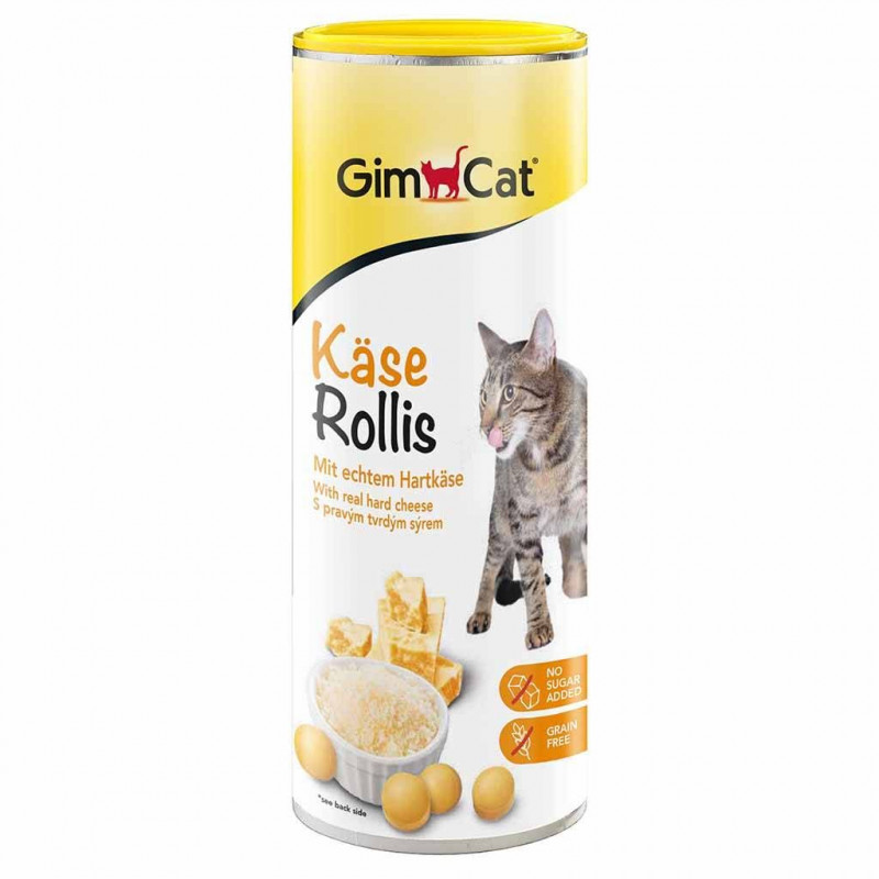 фото Лакомство для кошек gimcat сырные ролики, 425 г