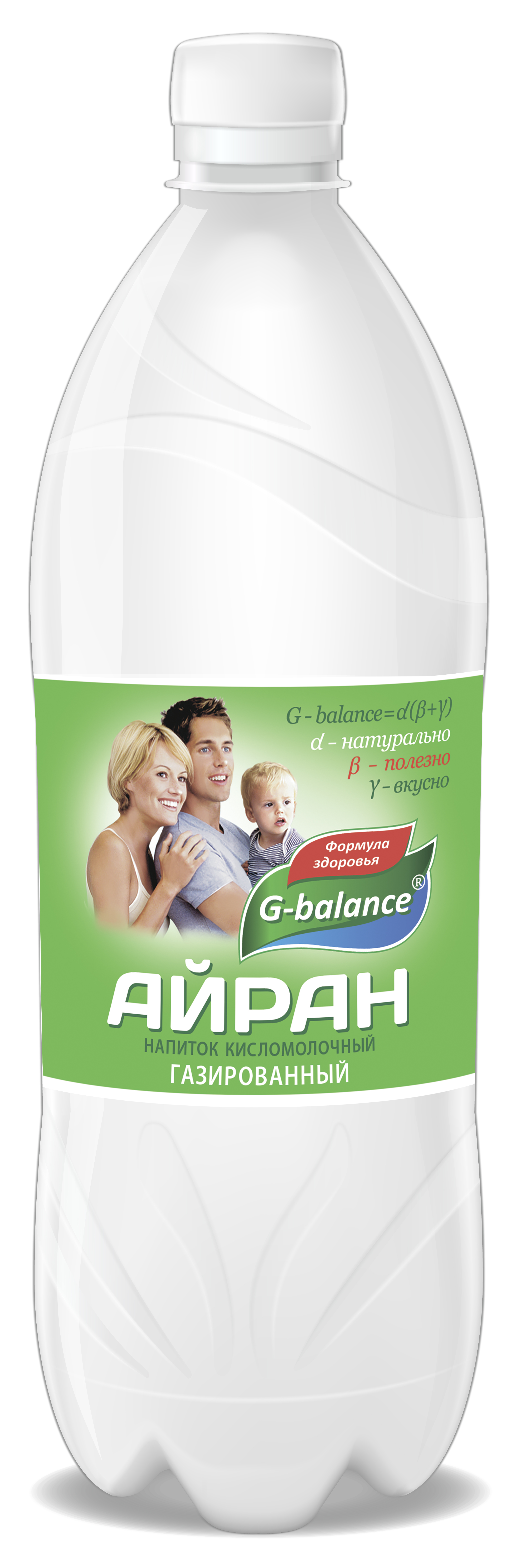 Напиток кисломолочный Айран G-balance газированный, 1%, 1 л