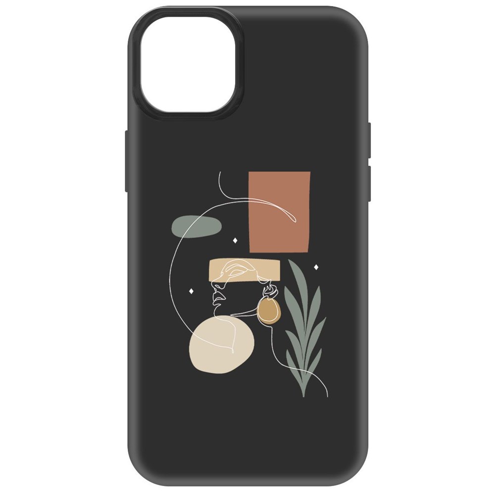 

Чехол-накладка Krutoff Soft Case Элегантность для iPhone 14 Plus черный