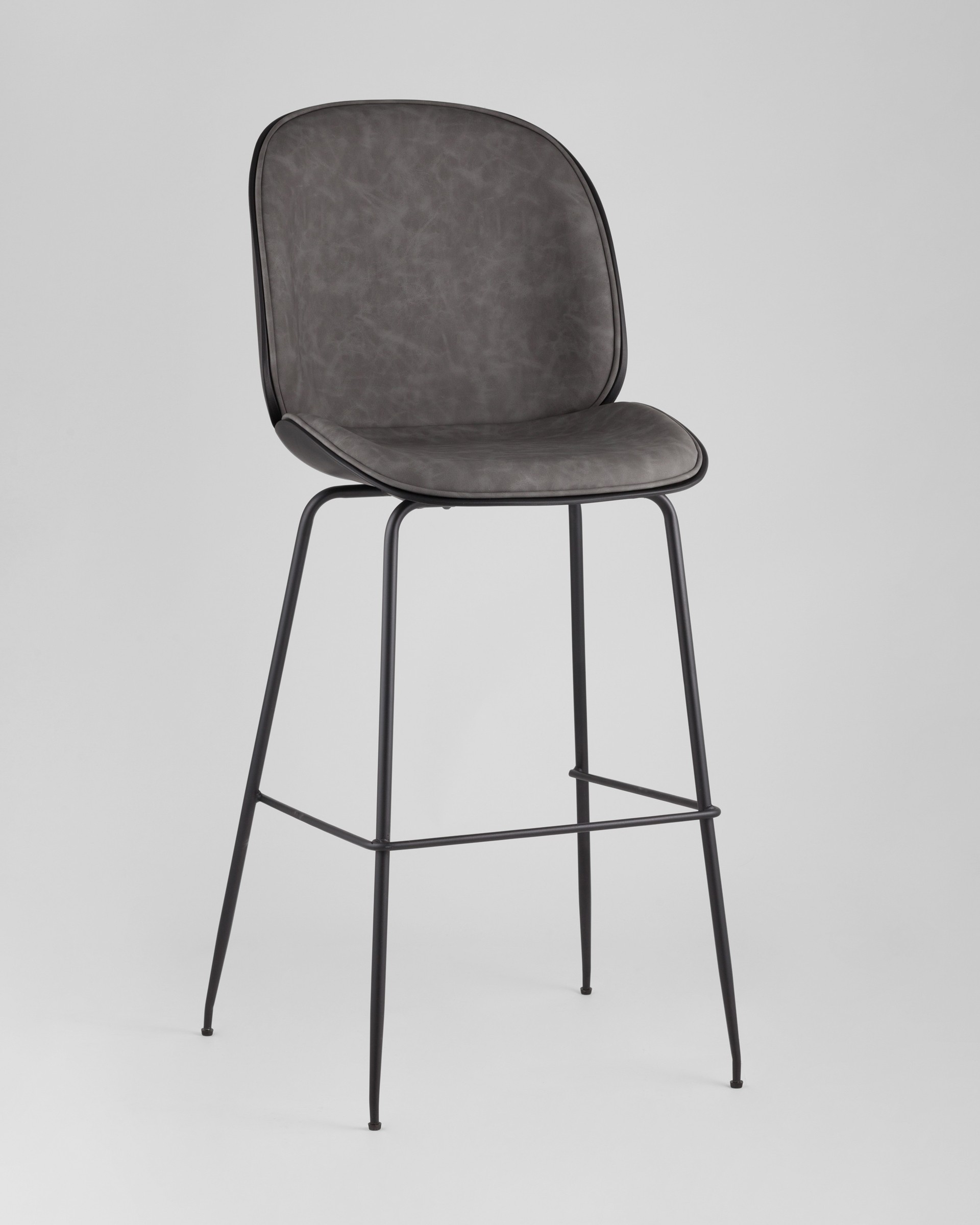 Барный стул Kitroom УТ000001767, черный/серый
