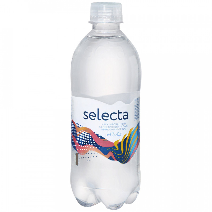 Вода питьевая Selecta купажированная негазированная столовая 0,5 л