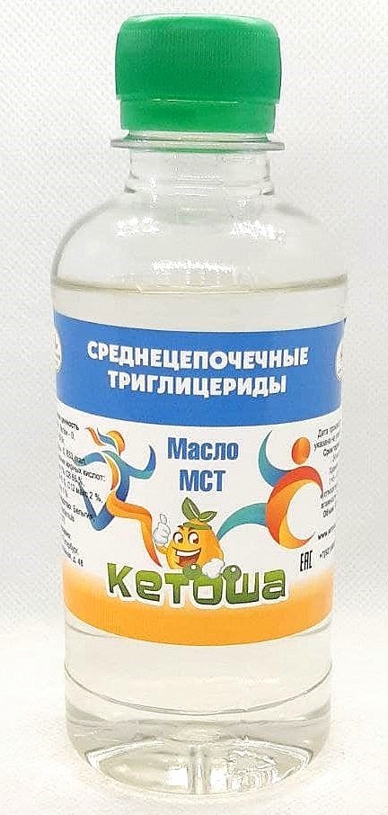 фото Масло мст (среднецепочечные триглицериды mct oil) 250 мл кетоша