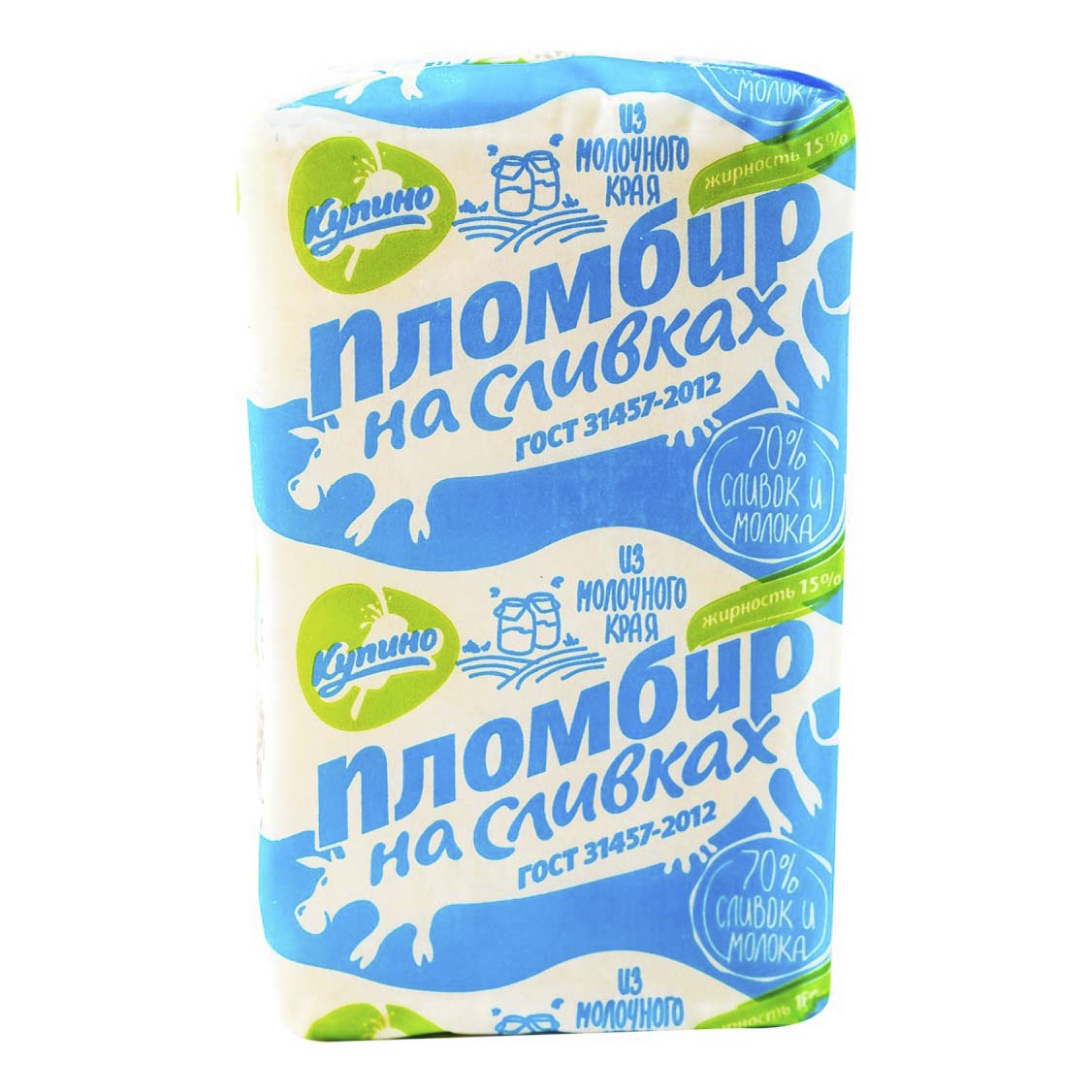 

Мороженое пломбир Купино на сливках БЗМЖ 80 г