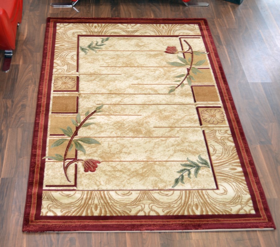 фото Ковер estetik 3700r прямой красный 250x350 sofia rugs