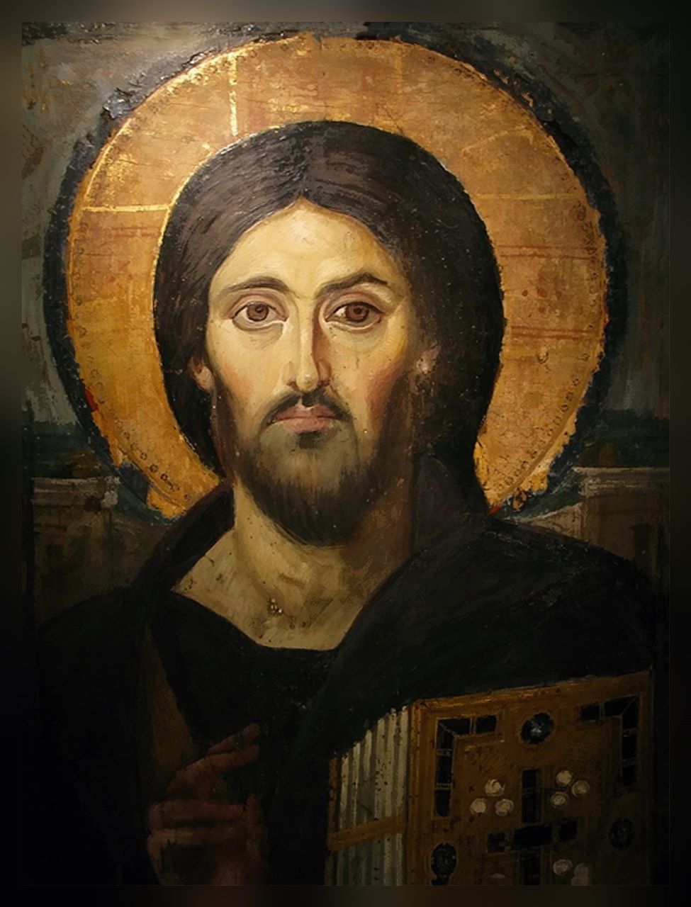 Икона Христос Пантократор Синайский ручная работа Uvilers Ювилерс ZS98099