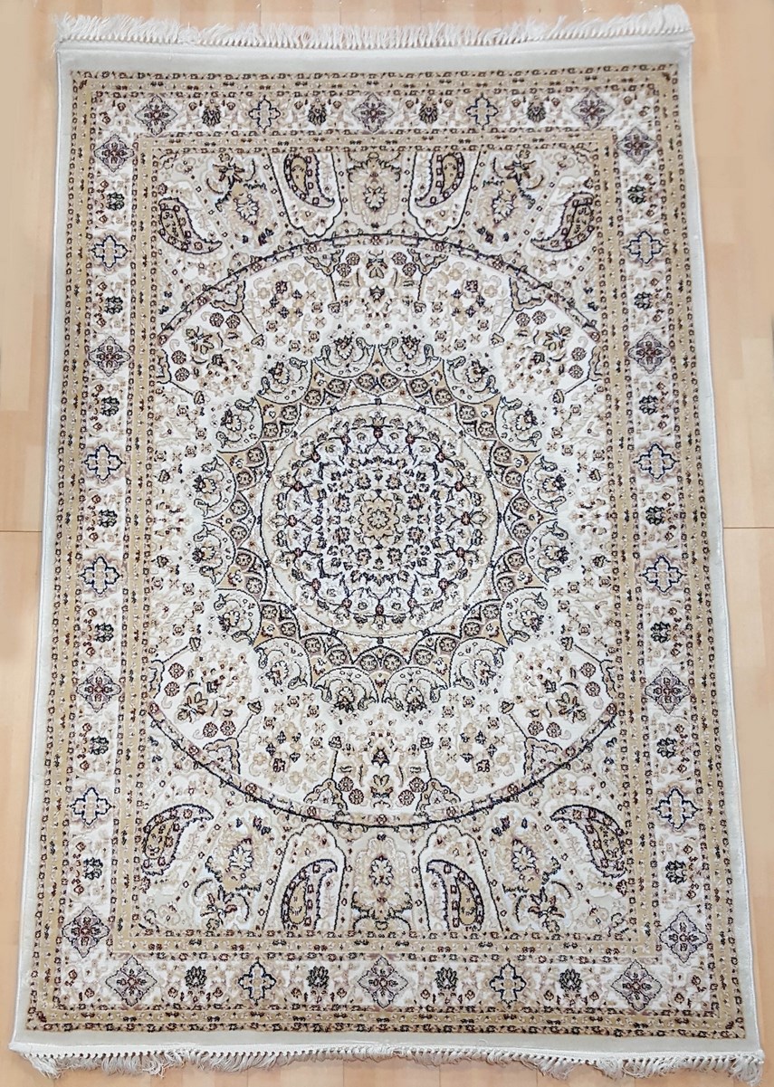 фото Ковер brillant 3686a прямой с.крем/розовый 300х500 sofia rugs