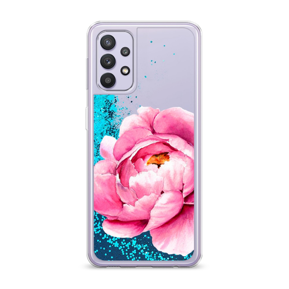 

Жидкий чехол с блестками "Прекрасный пион" на Samsung Galaxy A32, 2102093-1