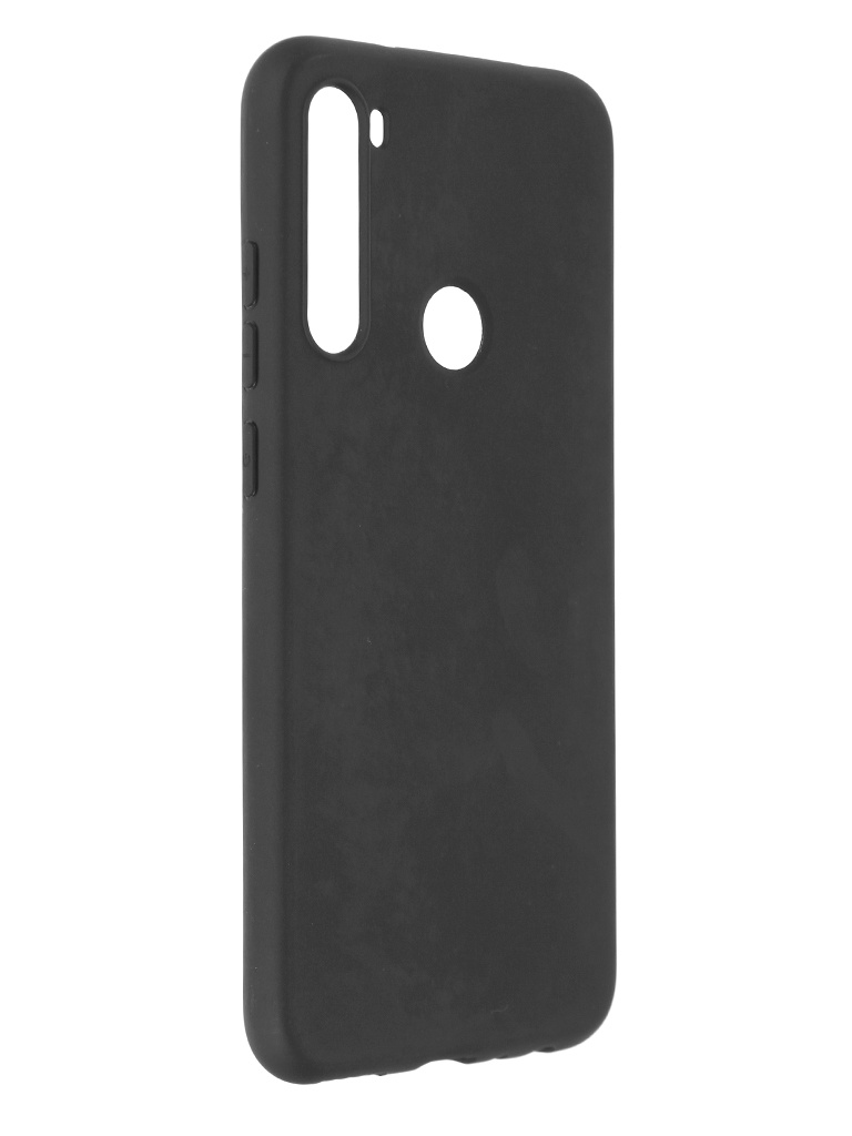 фото Чехол alwio для xiaomi redmi note 8 / note 8 2021 soft touch silicone black astxrn821bk