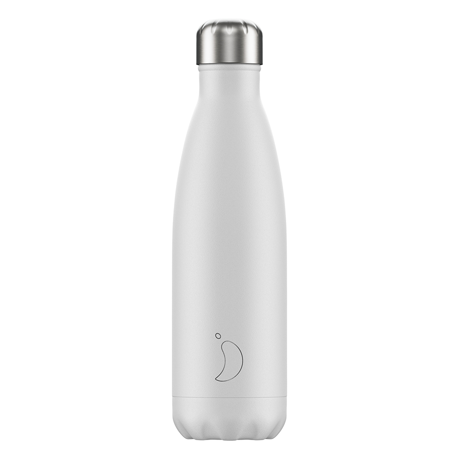 Chilly's Bottles (500 мл) Monochrome White B500MOWHT