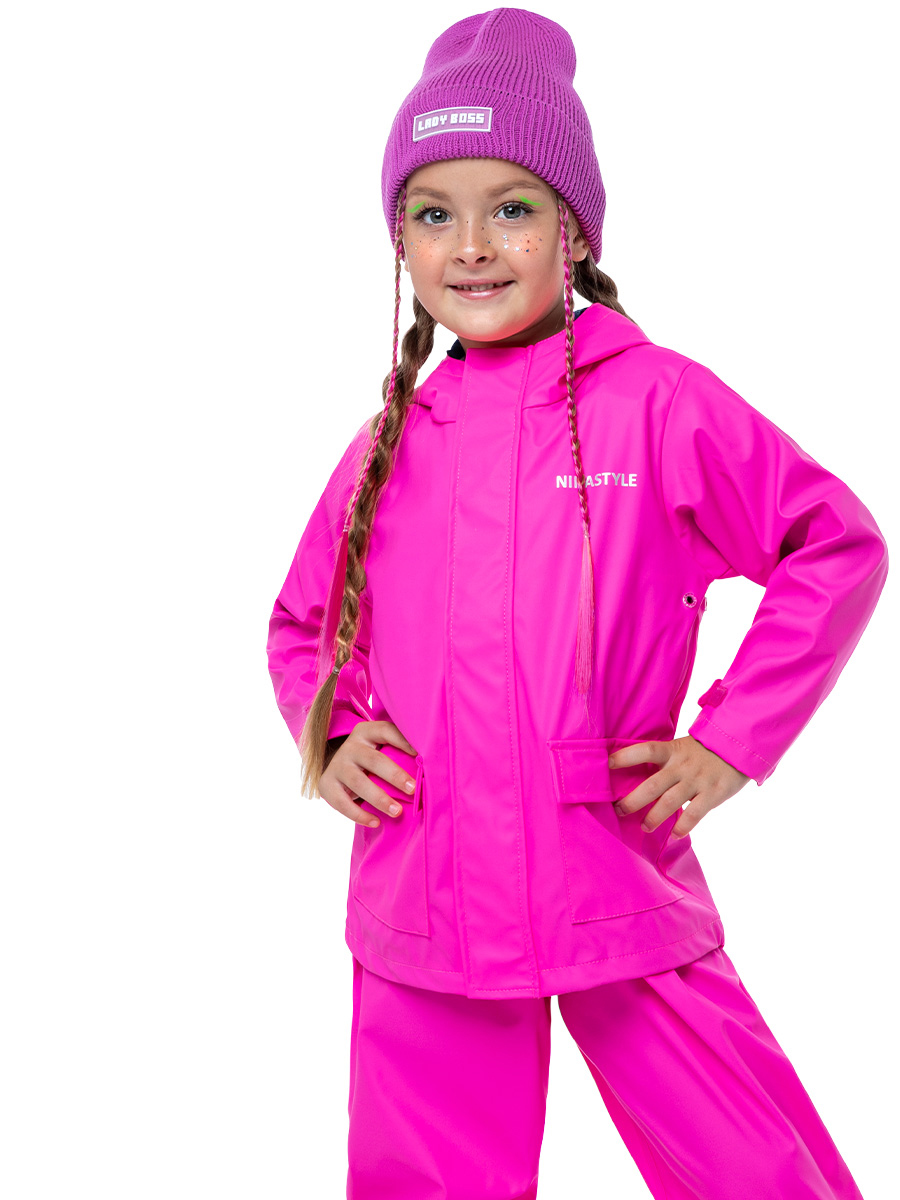 

Ветровка детская NIKASTYLE 4л5322, фуксия, 86, Розовый, 4л5322