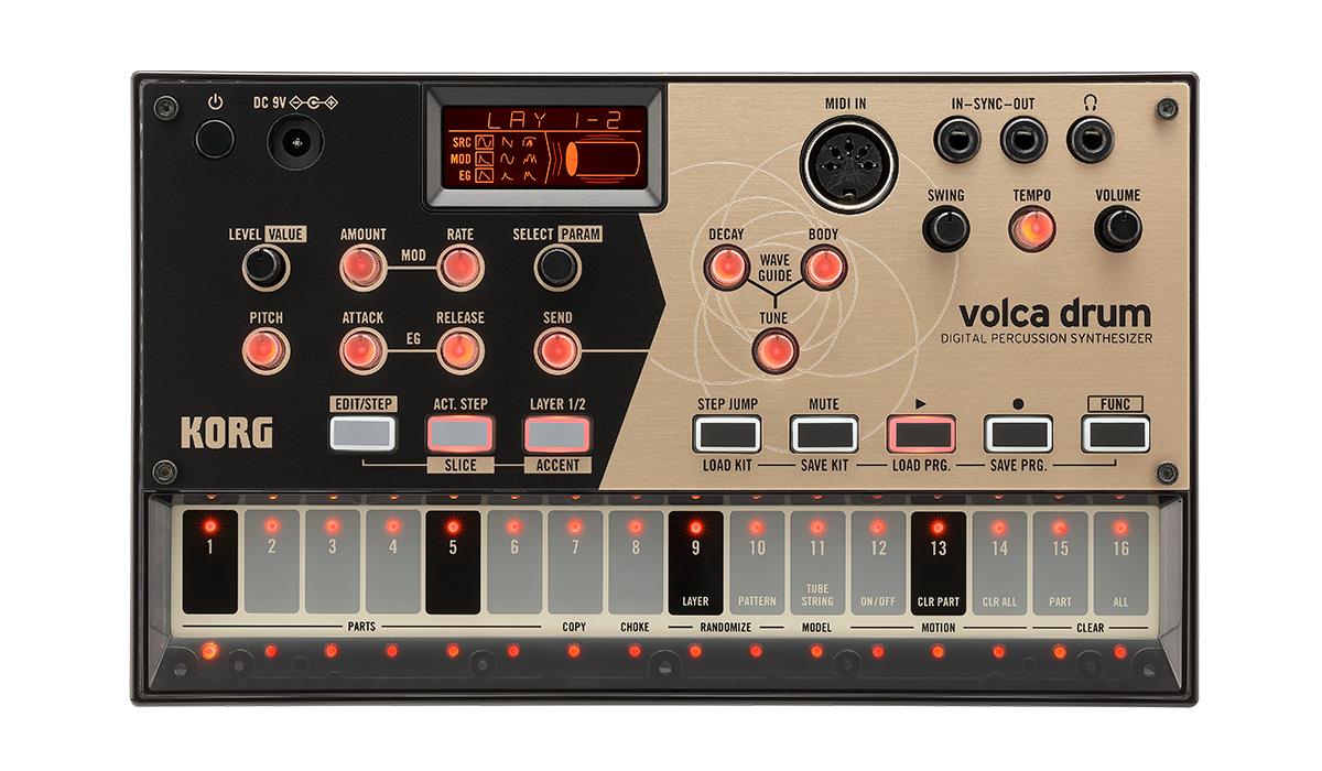 фото Korg volca drum полумодульный синтезатор драммашина