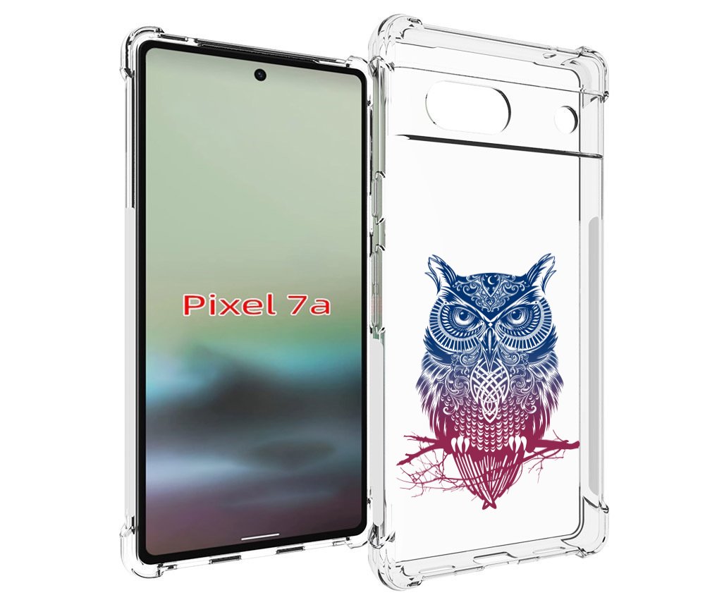 

Чехол MyPads хиппи сова для Google Pixel 7A, Tocco