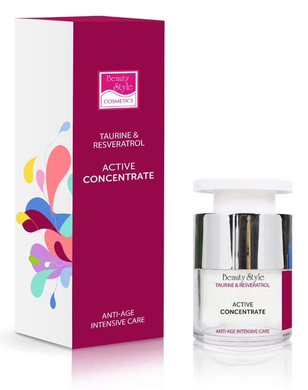 

Активный концентрат Beauty Style Anti Age plus "Taurine & Resveratrol"5 мл, Активный концентрат Anti Age plus 'Taurine & Resveratrol', Beauty Style, 15 мл