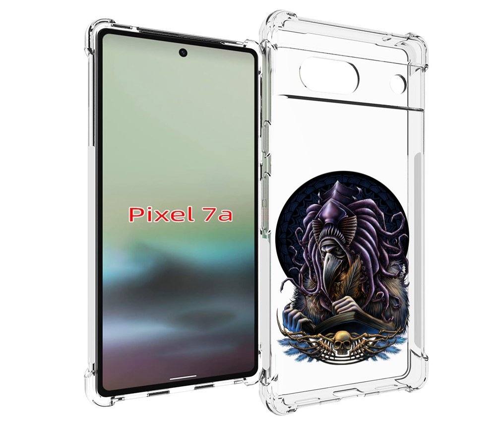 

Чехол MyPads умный ворон для Google Pixel 7A, Tocco