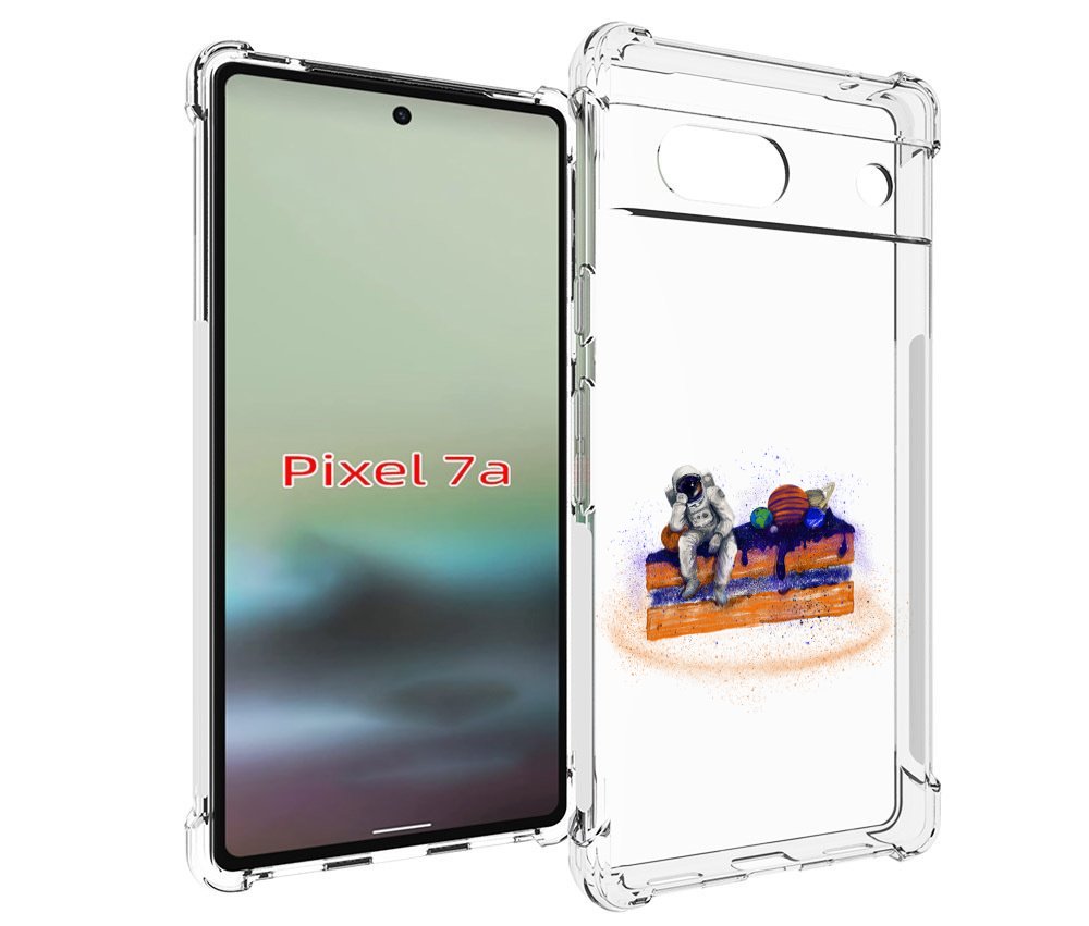 

Чехол MyPads торт с планетами для Google Pixel 7A, Tocco