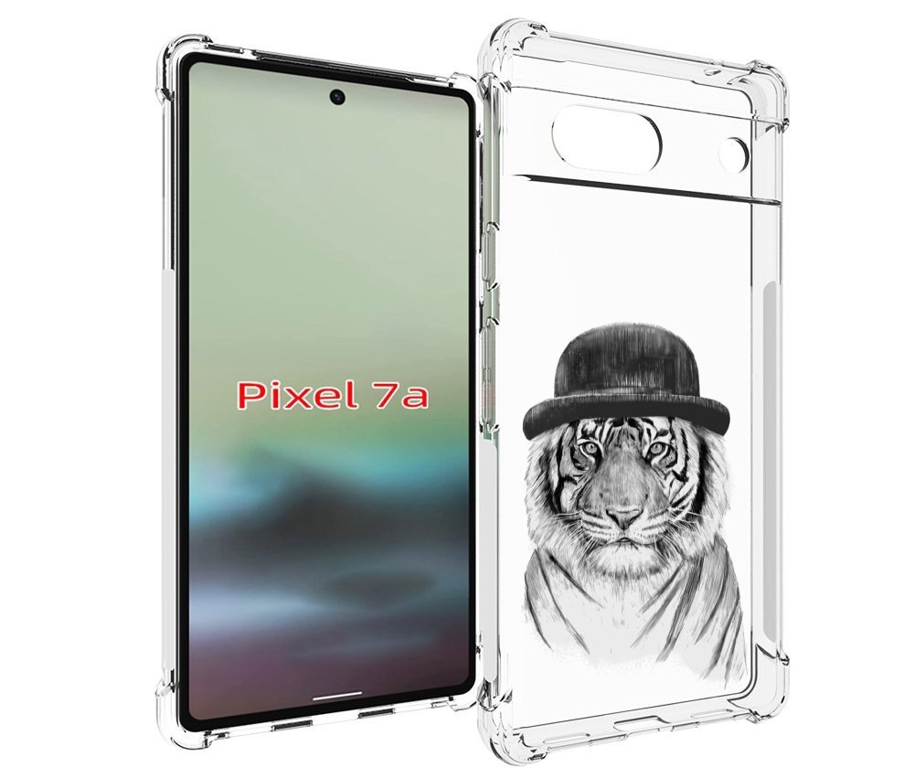 

Чехол MyPads тигр британец для Google Pixel 7A, Tocco