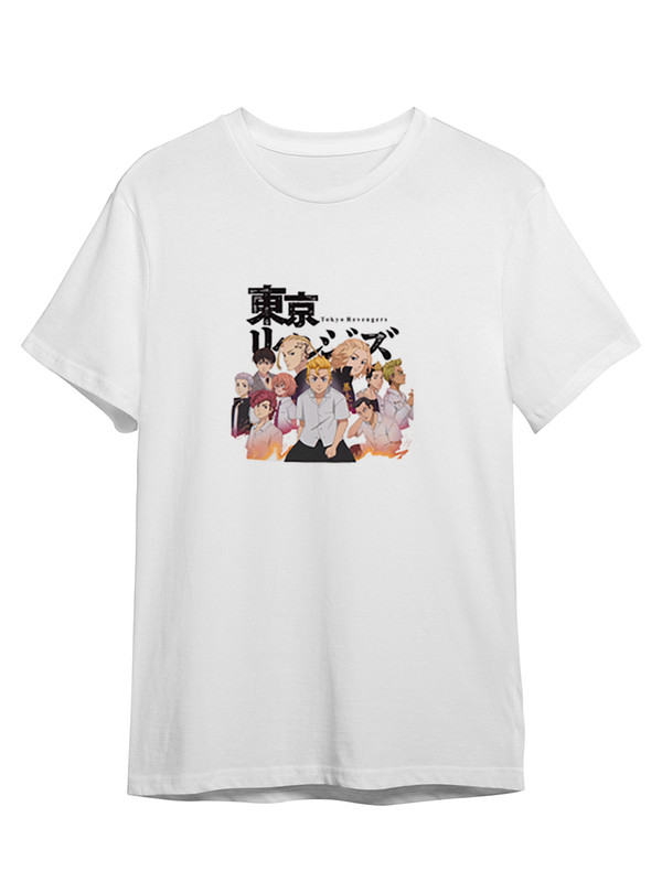 

Футболка унисекс СувенирShop Аниме Токийские мстители / Tokyo Revengers 4 белая M (46-48), Белый, Аниме "Токийские мстители / Tokyo Revengers" 4