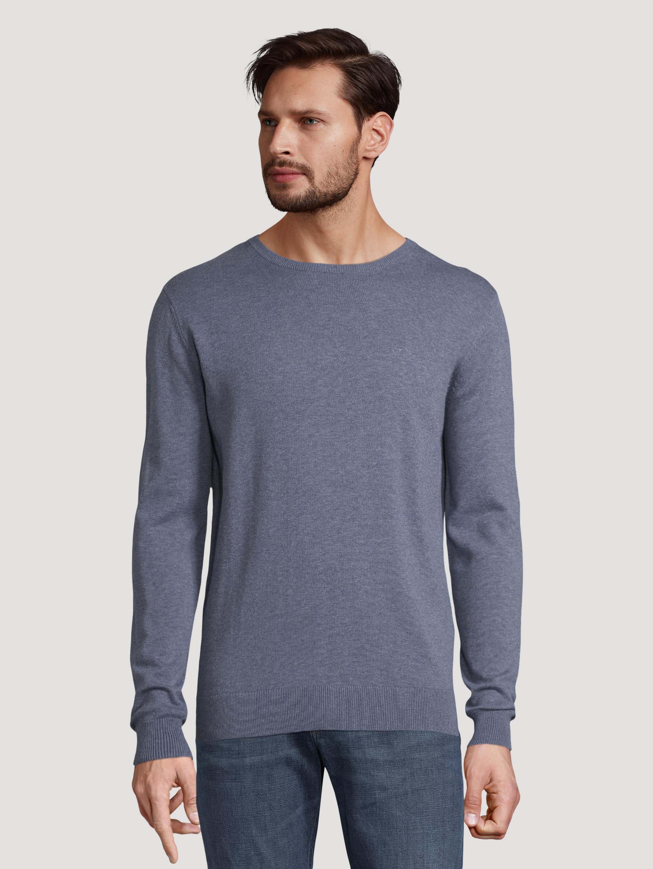 

Джемпер мужской TOM TAILOR 1031899 синий 2XL, 1031899