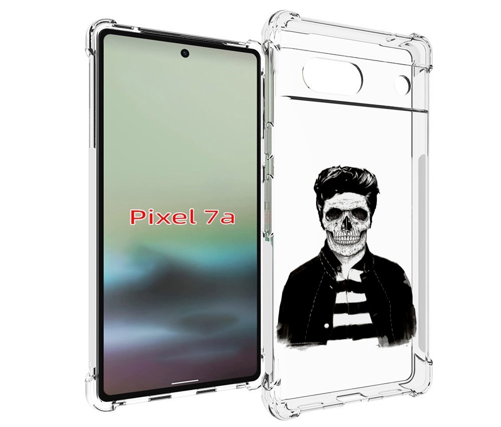 

Чехол MyPads скелет для Google Pixel 7A, Tocco