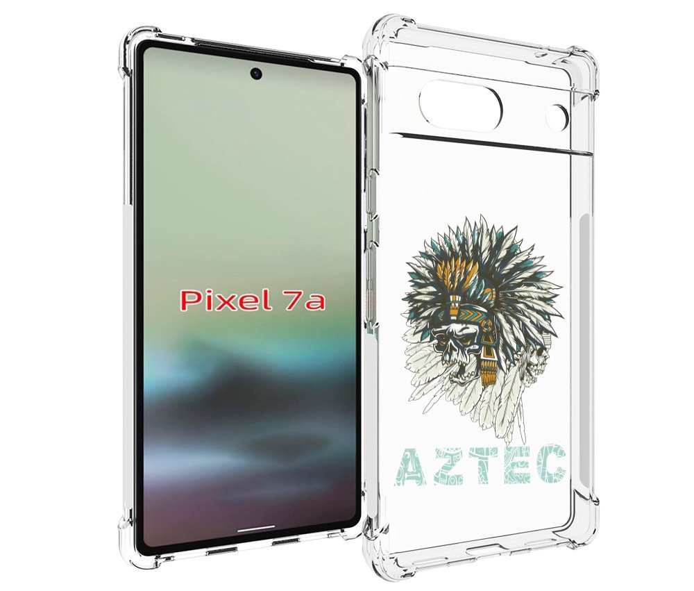 

Чехол MyPads скелет индеец для Google Pixel 7A, Tocco