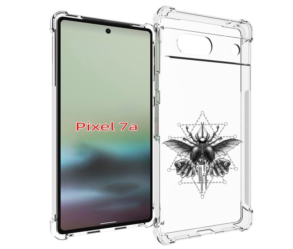 

Чехол MyPads скарабей для Google Pixel 7A, Tocco