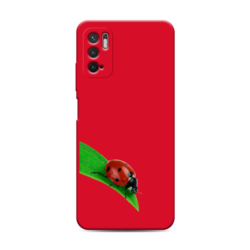 фото Матовый силиконовый чехол "на счастье" на xiaomi redmi note 10t awog