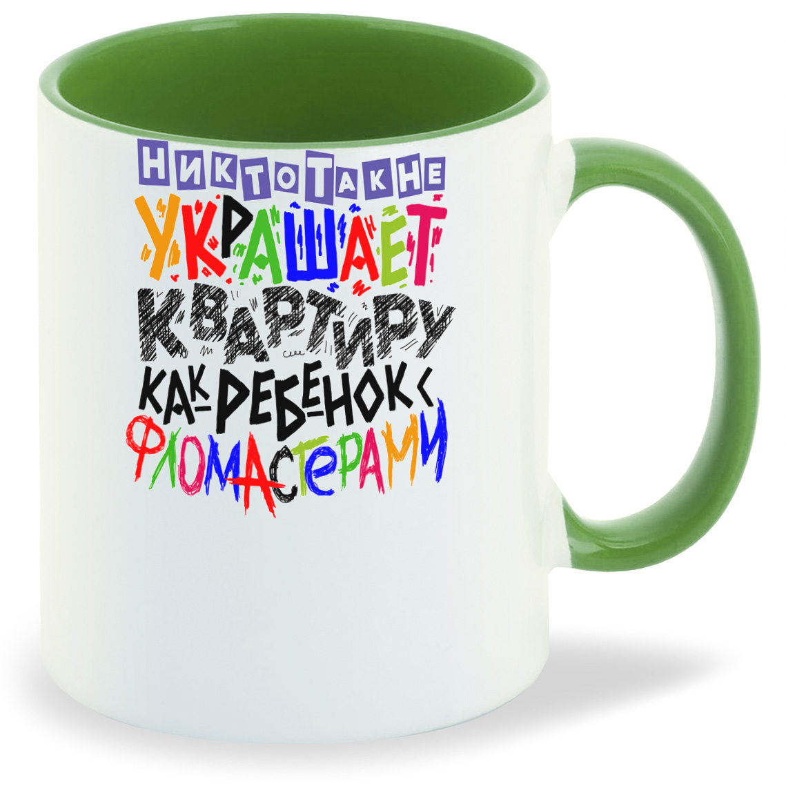

Кружка CoolPodarok Никто так квартиру не украшает, Никто так квартиру не украшает
