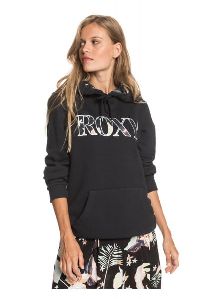 

Худи женское Roxy ERJFT04341 черное 34, ERJFT04341