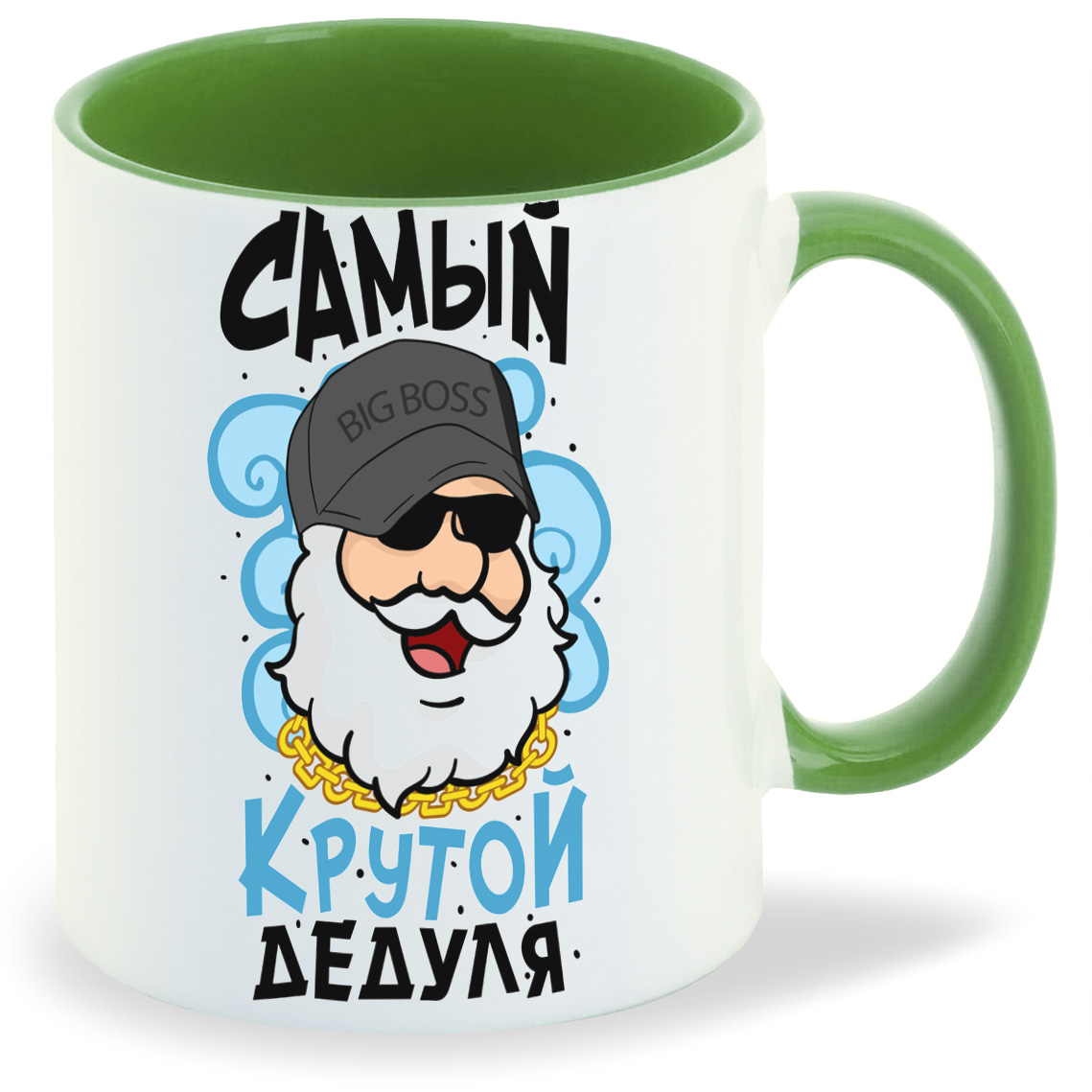 

Кружка CoolPodarok Семья. Самый крутой дедуля, Семья. Самый крутой дедуля
