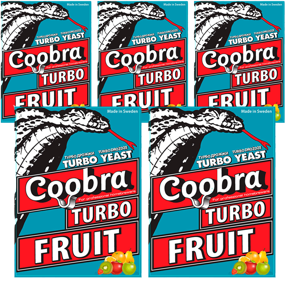 Дрожжи для фруктовых браг Coobra Fruit 40 г х 5 шт.