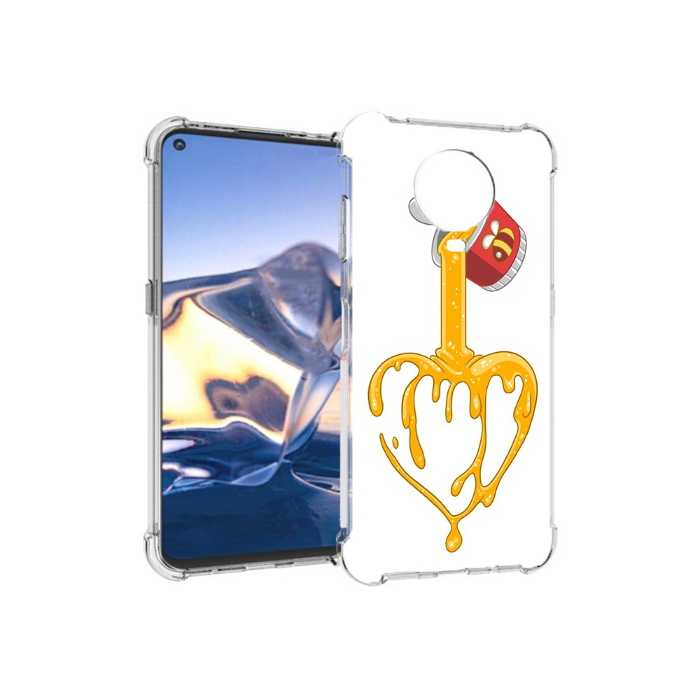 

Чехол MyPads Tocco для Nokia G10 медовое сердце (PT171673.98.471), Tocco