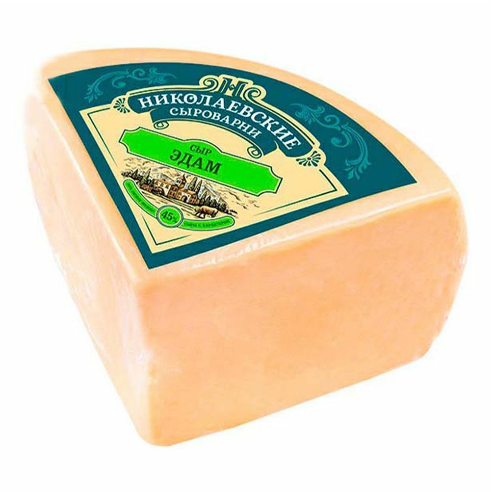 

Сыр полутвердый Николаевские Сыроварни Эдам 45%