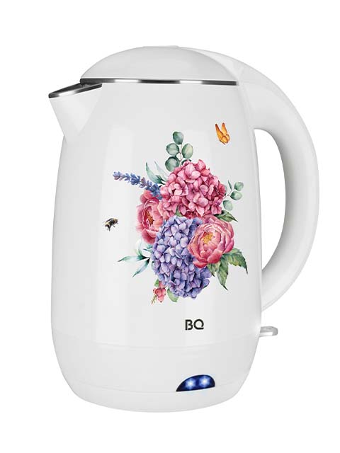 фото Чайник электрический bq kt1702p 1.8l с росписью