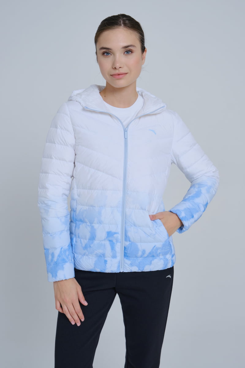 Пуховик женский Anta Group Purchase A-RAIN RESISTANT 862347903 синий L