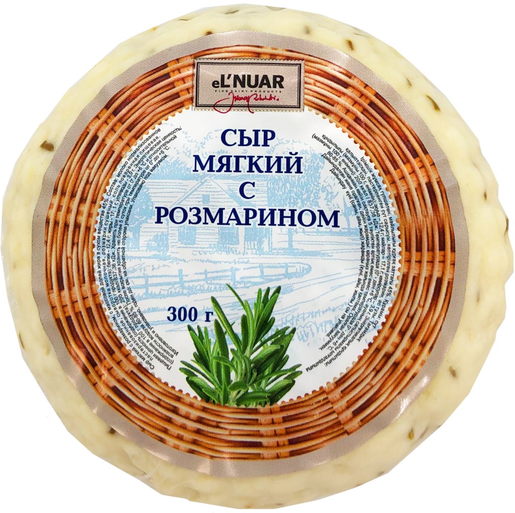 

Сыр мягкий eL'Nuar с розмарином 45% 300 г