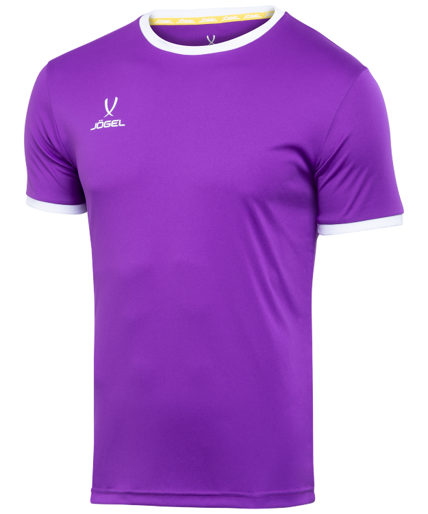 Футболка футбольная детская Jogel CAMP Origin JFT-1020-V1-K фиолетовый/белый, р. 122 футболка футбольная детская jogel camp origin jft 1020 b1 k бирюзовый белый р 122
