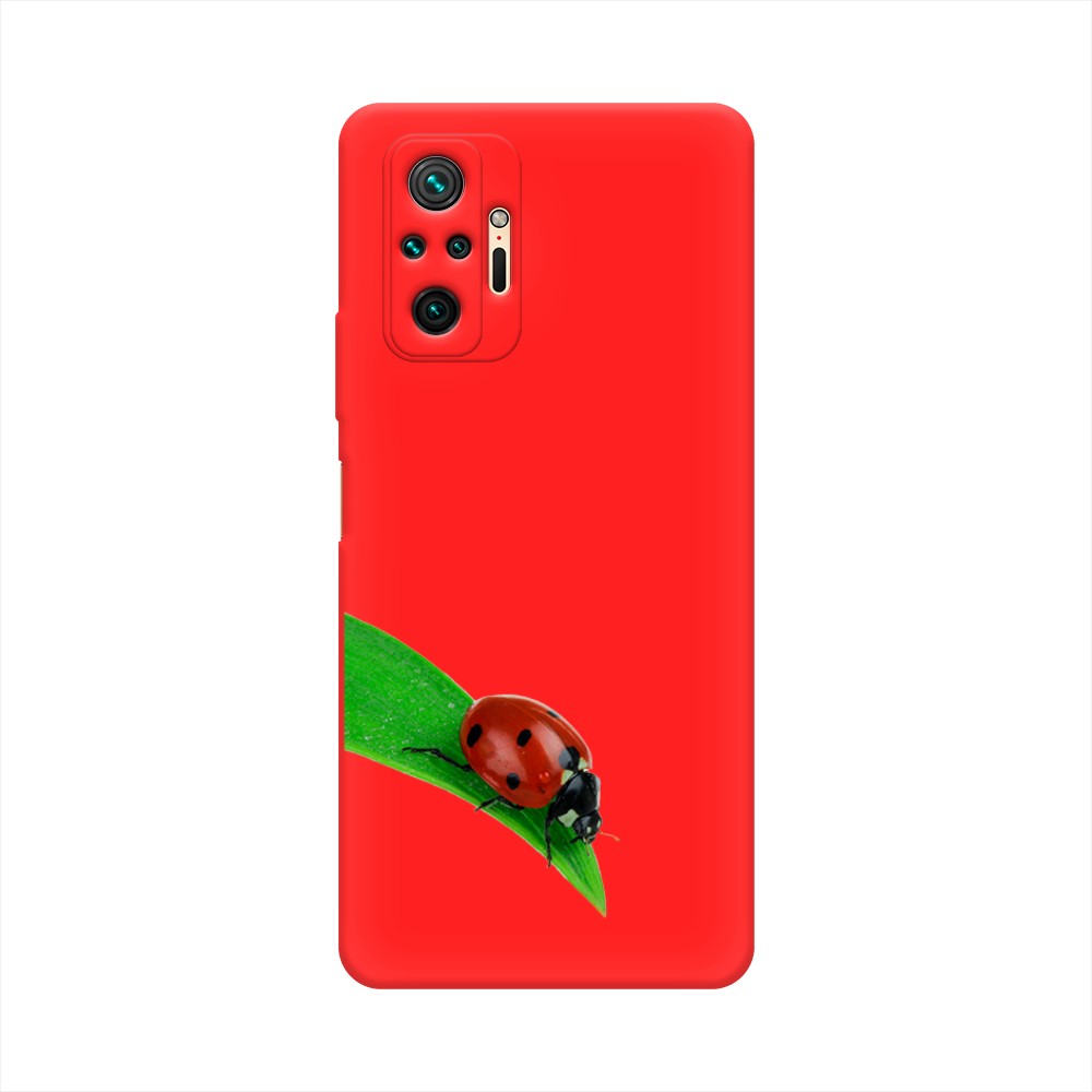 фото Матовый силиконовый чехол "на счастье" на xiaomi redmi note 10 pro awog