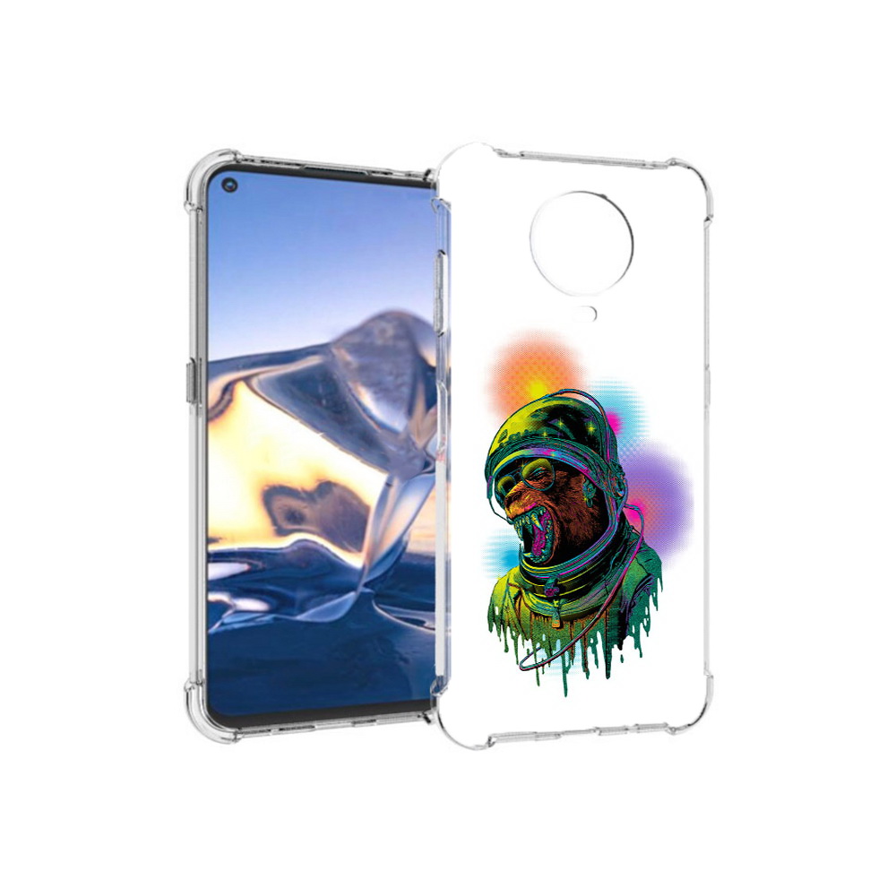 

Чехол MyPads Tocco для Nokia G10 медведь космонавт (PT171673.98.466), Tocco