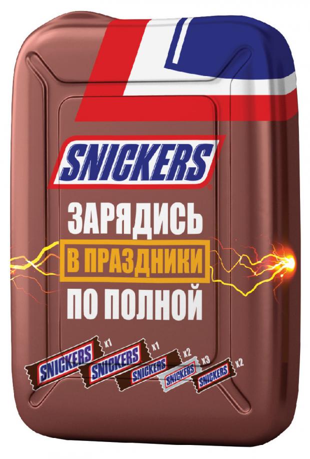 фото Сладкий подарочный набор snickers 205 г