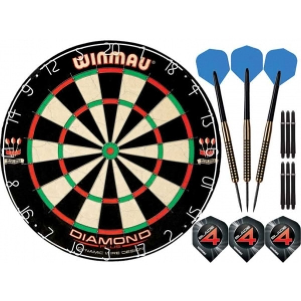 фото Комплект для игры в дартс winmau s400 (средний уровень) сизаль