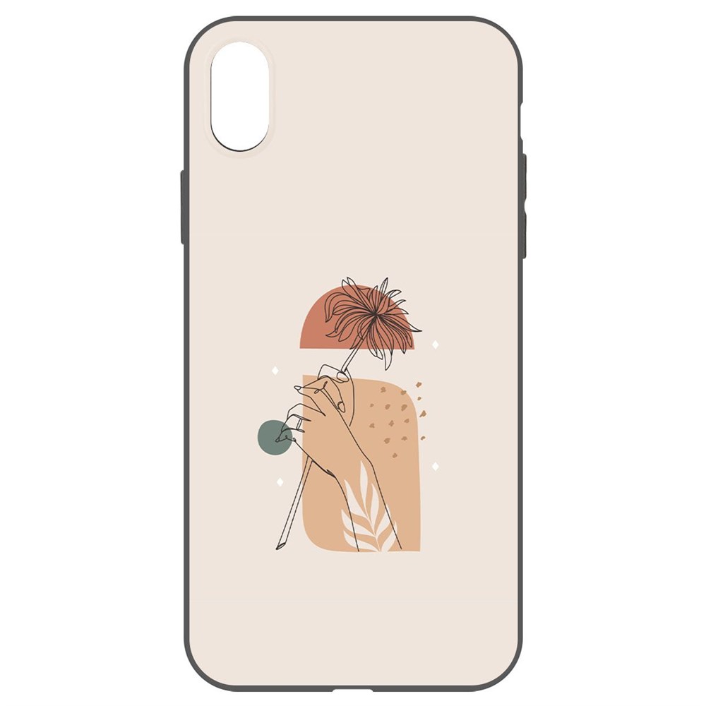 фото Чехол-накладка krutoff soft case романтика для iphone xr черный
