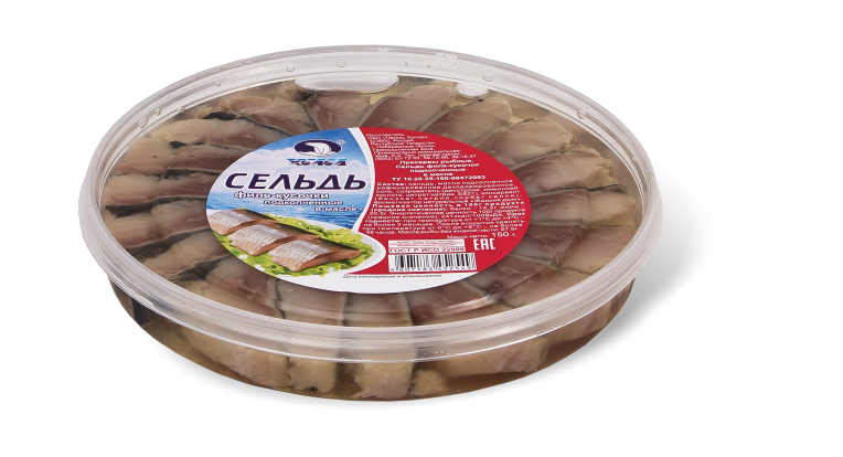 

Сельдь Славника Матье подкопченная кусочки филе 200 г