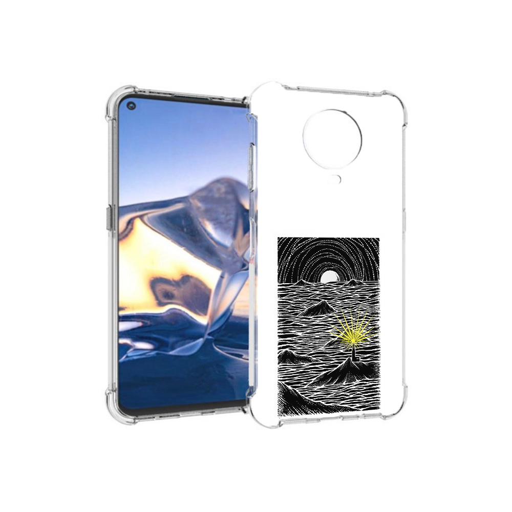 

Чехол MyPads Tocco для Nokia G10 маяк в черно белом море (PT171673.98.460), Tocco