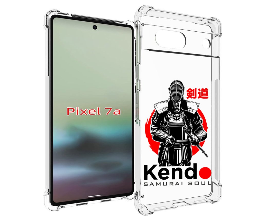 

Чехол MyPads рисованый самурай для Google Pixel 7A, Tocco