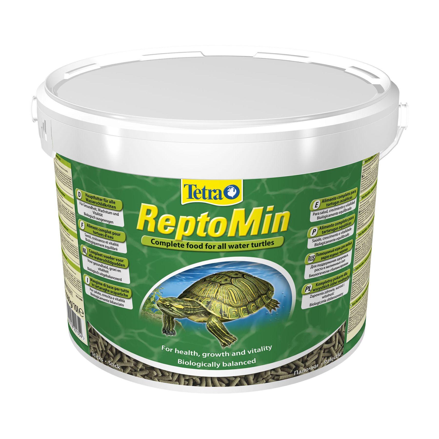 Корм для рептилий Tetra ReptoMin, гранулы, 10 л