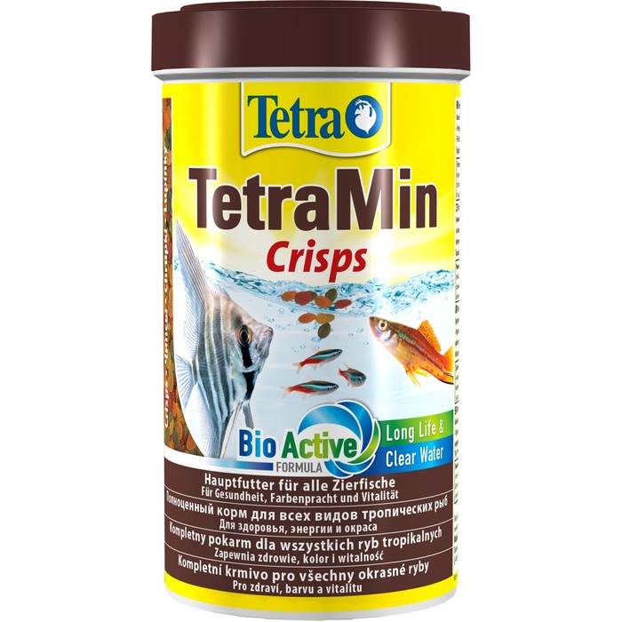 

Корм TetraMin Crisps для рыб, чипсы, 500 мл