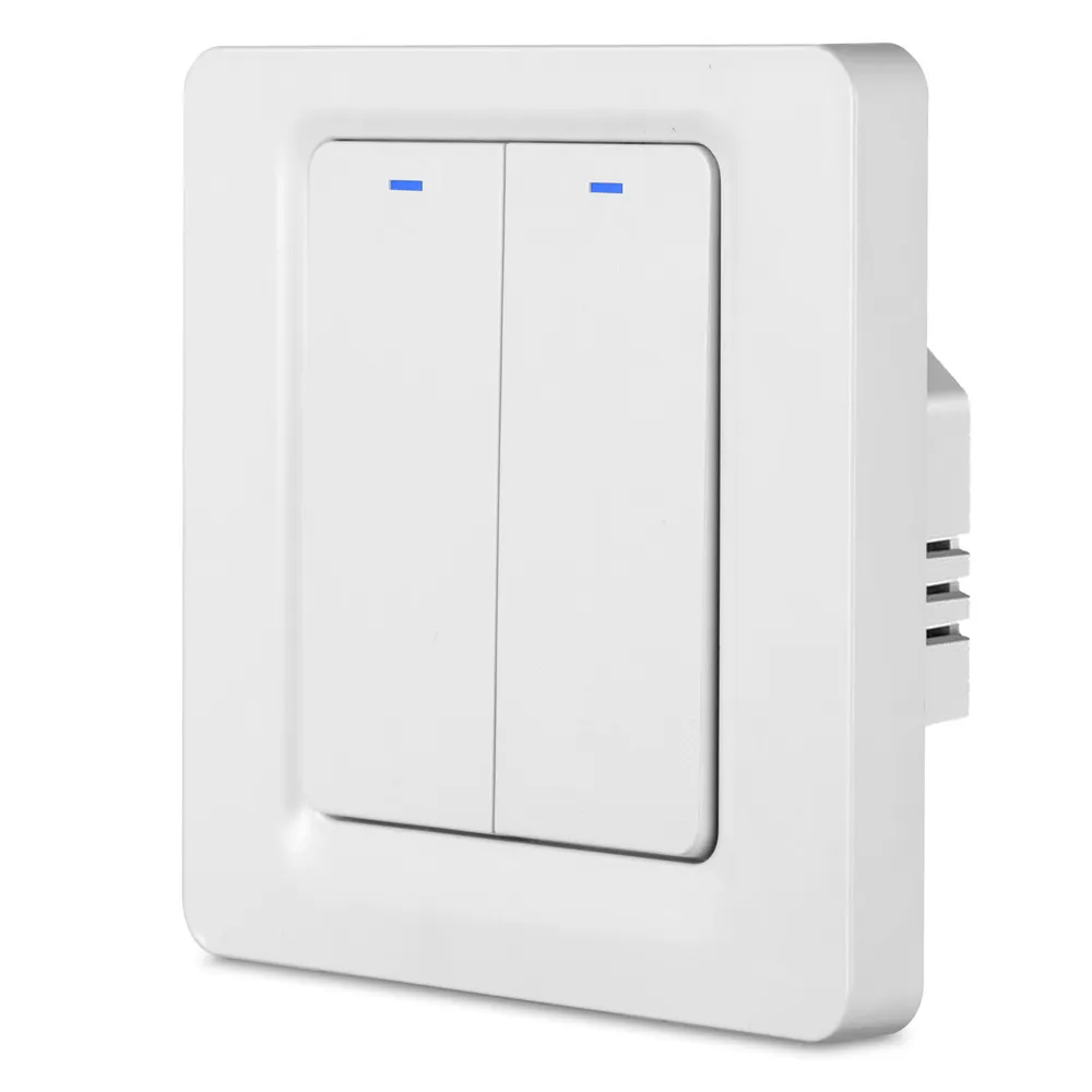 Умный Zigbee выключатель Roximo SZBTN01-2 двухкнопочный