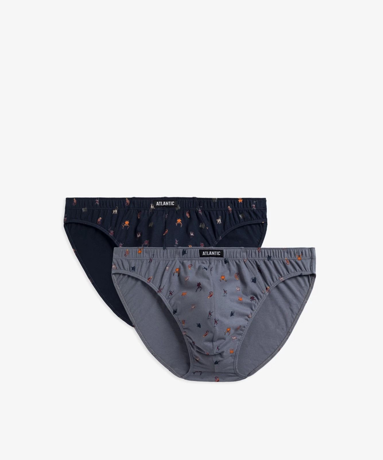 

Комплект трусов мужских Atlantic MP-Sport2 серых, синих M, 2 шт., Серый;синий, MP-Sport2